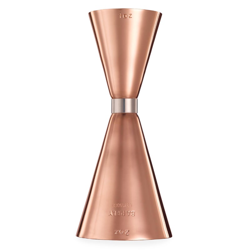 Barfly Drink Jigger, 1 oz x 2 oz Slim Style, Copper - Image 2